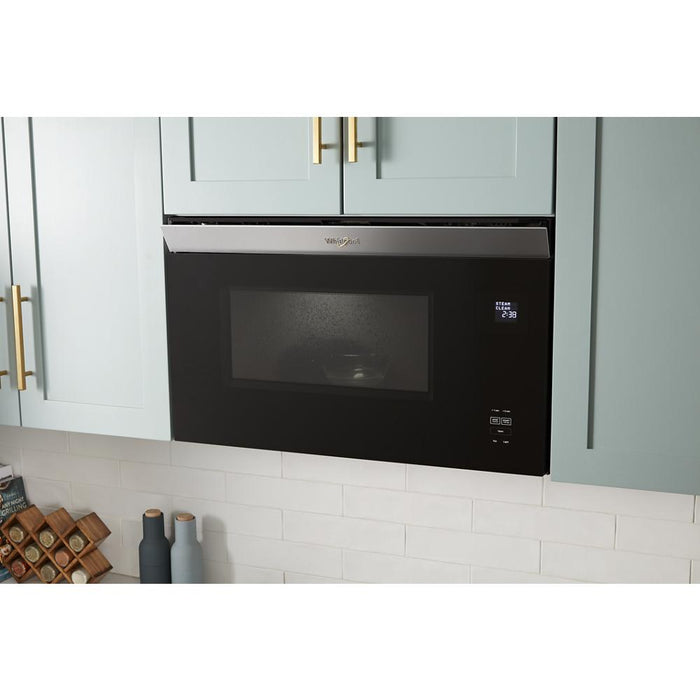 Whirlpool WMMF5930PW 1.1 Cu. Ft. Flush Mount Microwave With Turntable-Free Design