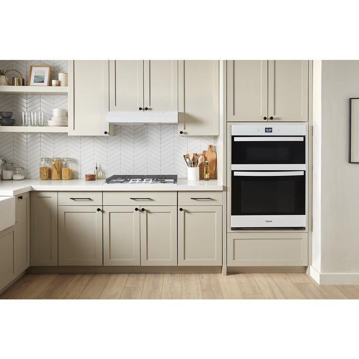 Whirlpool WOEC5027LW 5.7 Total Cu. Ft. Combo Wall Oven With Air Fry When Connected