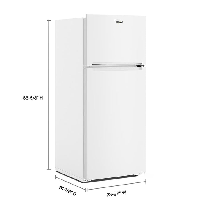 Whirlpool WRTX5028PW 28-Inch Wide Top-Freezer Refrigerator - 16.3 Cu. Ft.