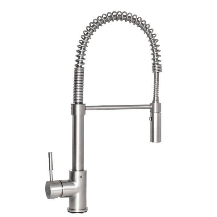 ZLINE Sierra Kitchen Faucet - Brushed Nickel Finish, SRA-KF-BN