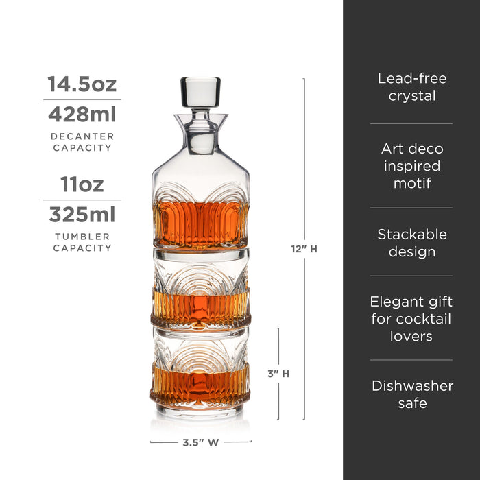 Beau Stacking Decanter Set