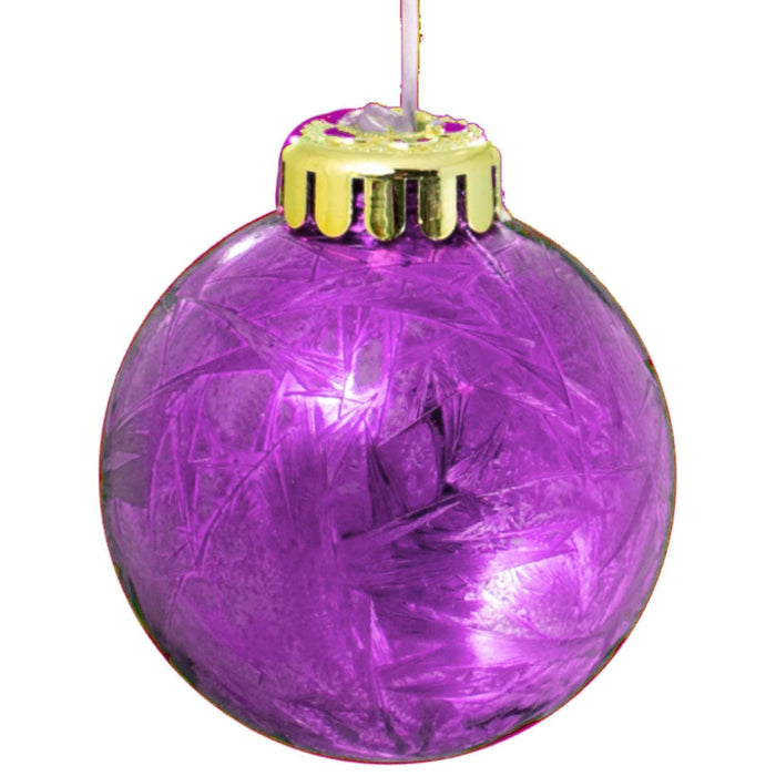 Fuchsia Purple Ball Ornaments