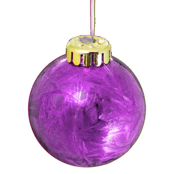 Fuchsia Purple Ball Ornaments