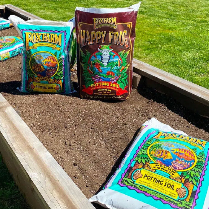 FoxFarm Happy Frog Nutrient and Ocean Forest Garden Potting Soil Mix (2 Pack)