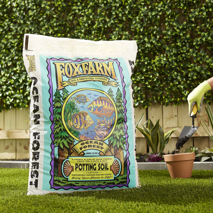 FoxFarm Ocean Forest Organic Garden Potting Soil Mix, 12 Quart Bag (5 Pack)