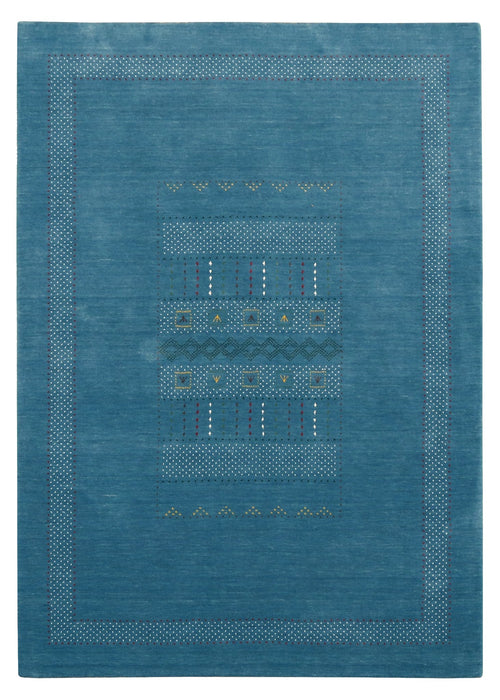 Gabbeh Design Hand Loomed Wool Area Rug