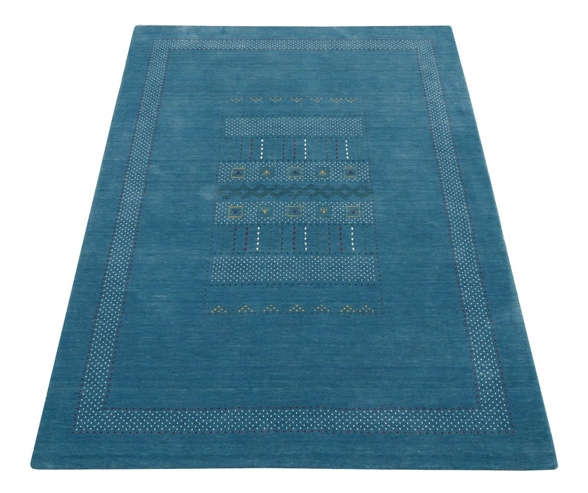 Gabbeh Design Hand Loomed Wool Area Rug