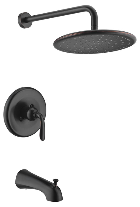 Meno Series Single-Handle 1-Spray Tub and Shower Faucet in Oil Rubbed Bronze