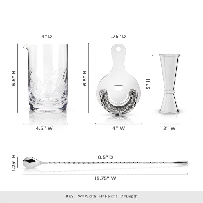 4-Piece Harrison Barware Set