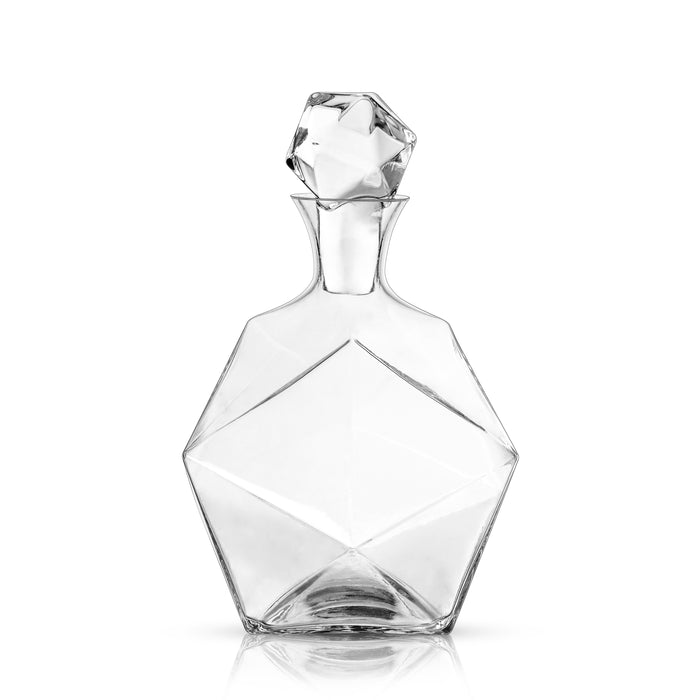 Seneca Faceted Crystal Liquor Decanter