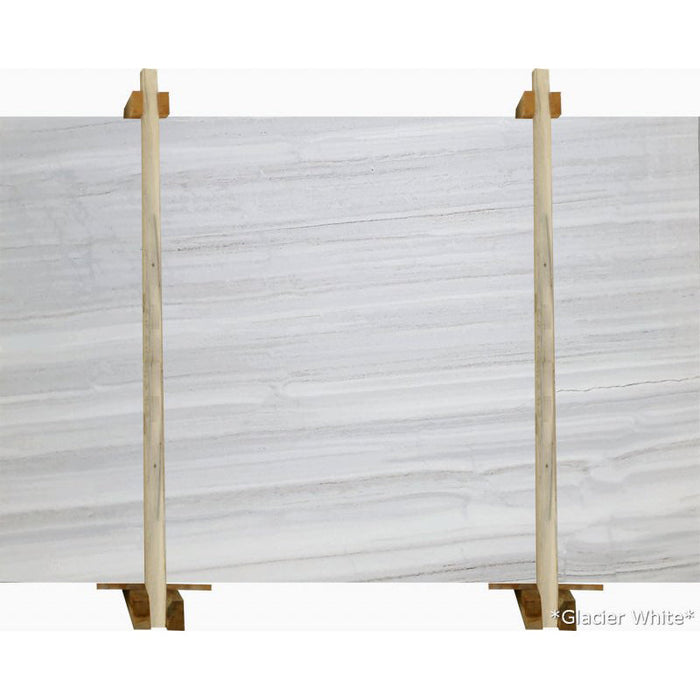 Glacier White Vein-cut Bookmatching Marble Slabs Polished - Livfloors Collection
