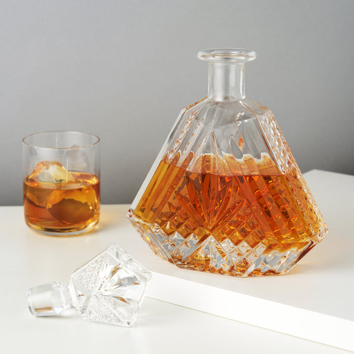 Admiral Crystal Irish Cut Whiskey Decanter