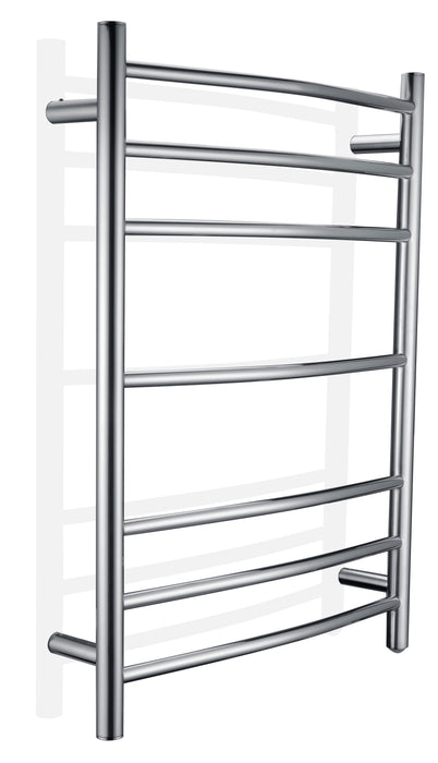 Gown 7-Bar Electric Towel Warmer in Polished Chrome