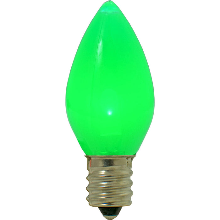 Green Solid LED Light Bulbs