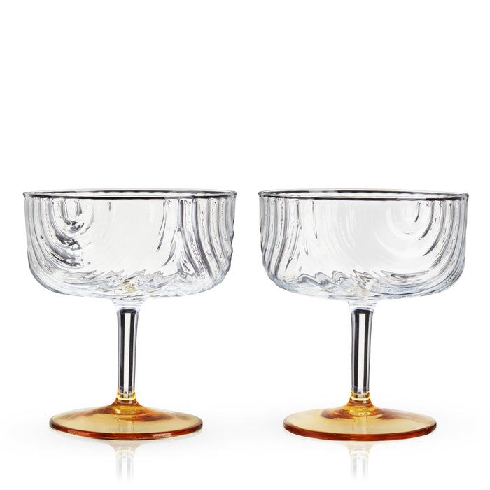 Gatsby Coupe Glasses Set of 2