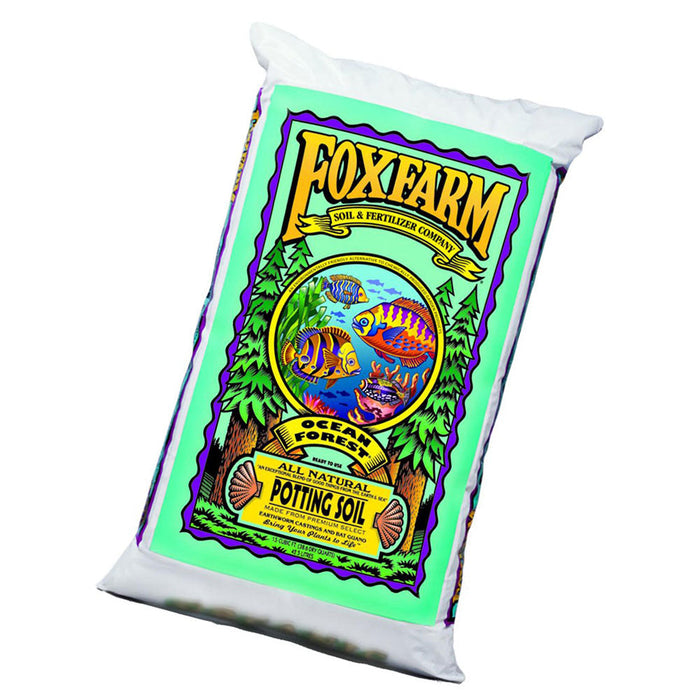 FoxFarm FX14053+FX14054 Ocean Forest w/Happy Frog Garden Potting Soils, 12 Quart