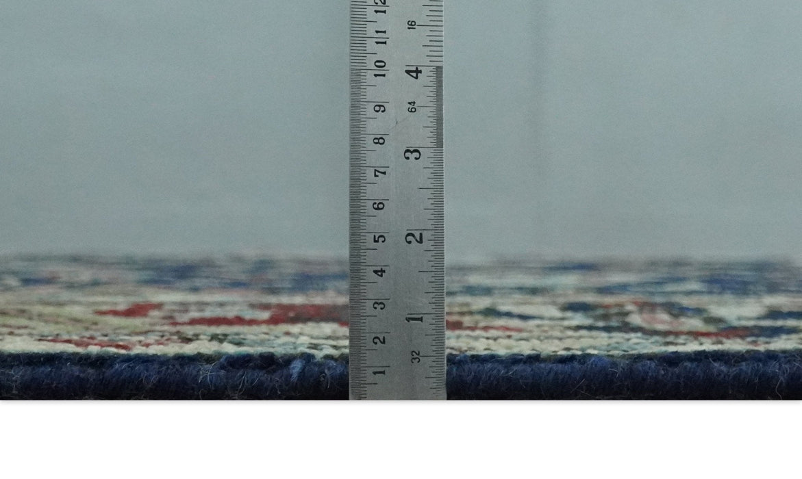 Antique look Hand Knotted Black, Rust and Beige Traditional oriental Oushak Multi Size Wool Area Rug