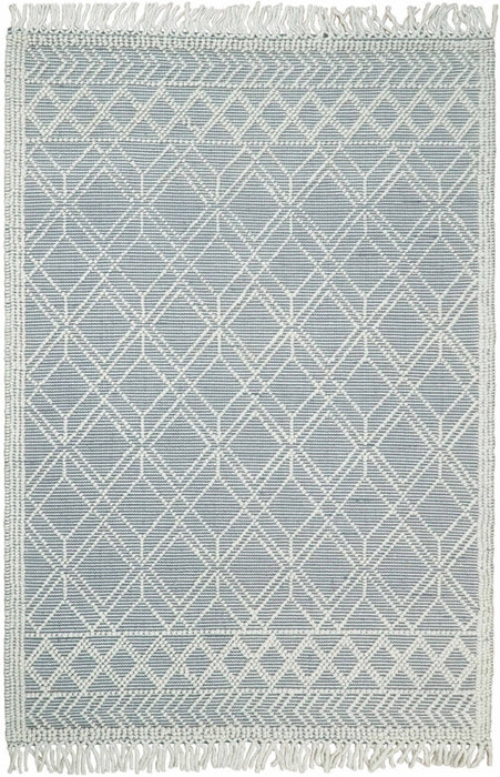 Hand Made Woolen Chunky and Soft White Wool Area Rug | CAL3