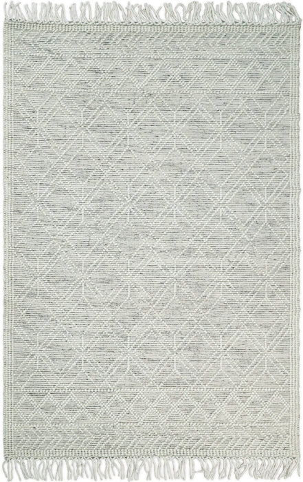 Hand Made Woolen Chunky and Soft White Wool Area Rug | CAL4