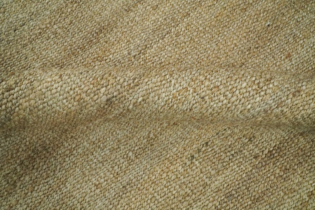 Hand Woven 100% Natural Fiber Brown Natural Jute Rug | JR008