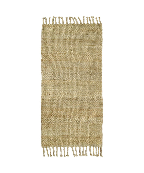Hand Woven 100% Natural Fiber Brown Natural Jute Rug | JR008