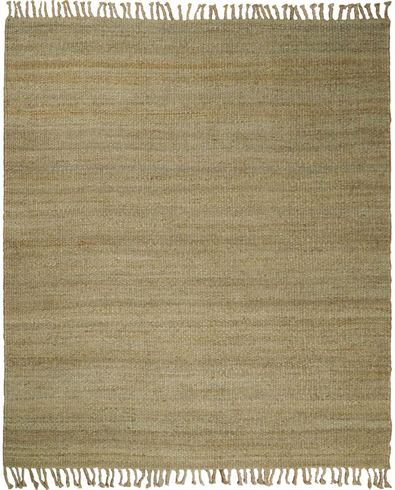 Hand Woven 100% Natural Fiber Brown Natural Jute Rug | JR008