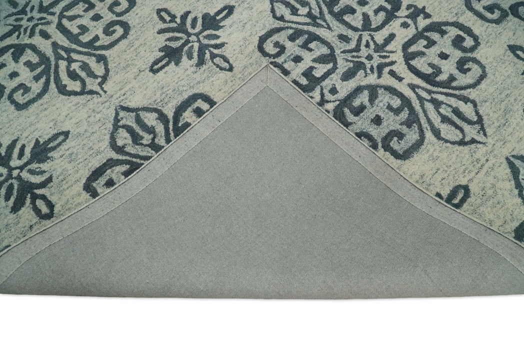5x8 and 8x11 Hand-tufted Contemporary 100% Wool Modern Area Rug | TRD6375