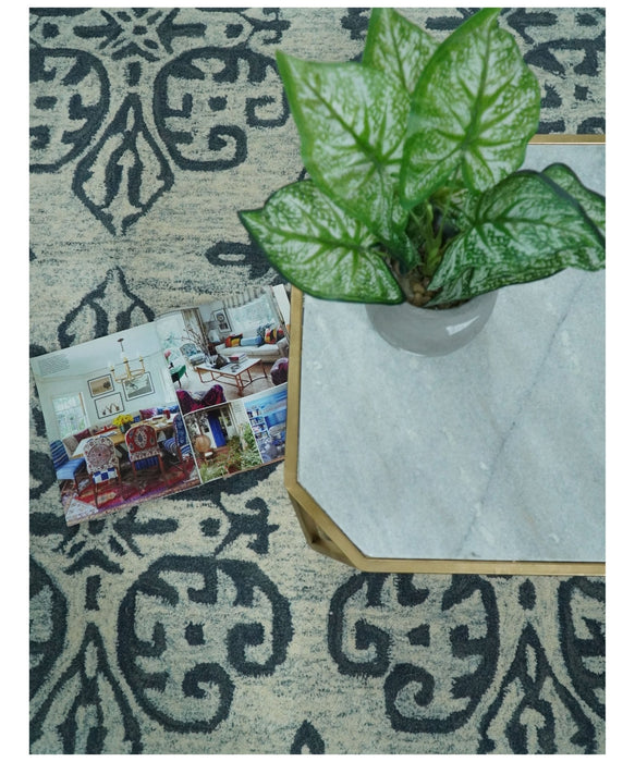 5x8 and 8x11 Hand-tufted Contemporary 100% Wool Modern Area Rug | TRD6375