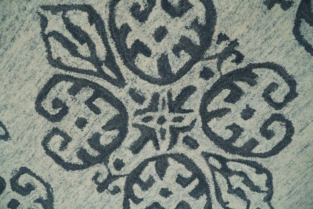 5x8 and 8x11 Hand-tufted Contemporary 100% Wool Modern Area Rug | TRD6375