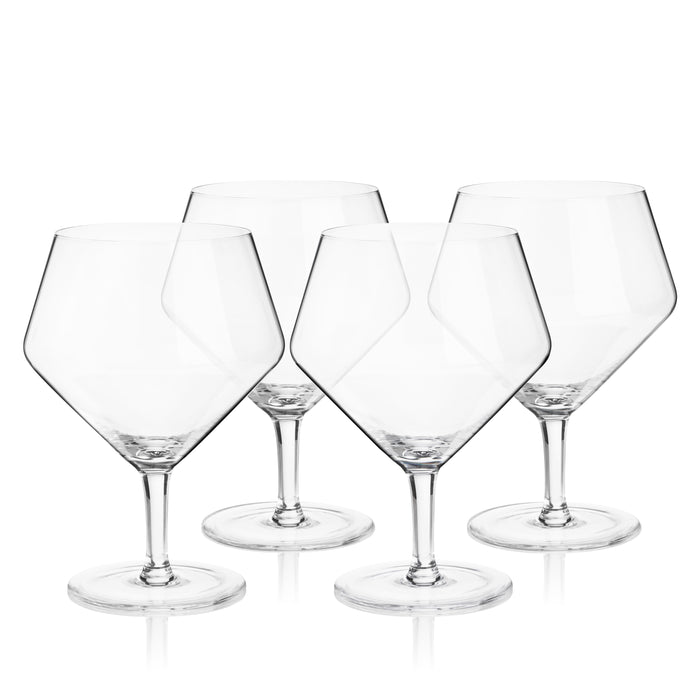 Raye Angled Crystal Gin & Tonic Glasses