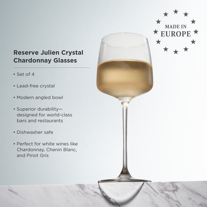 Reserve Julien Crystal Chardonnay Glasses Set of 4