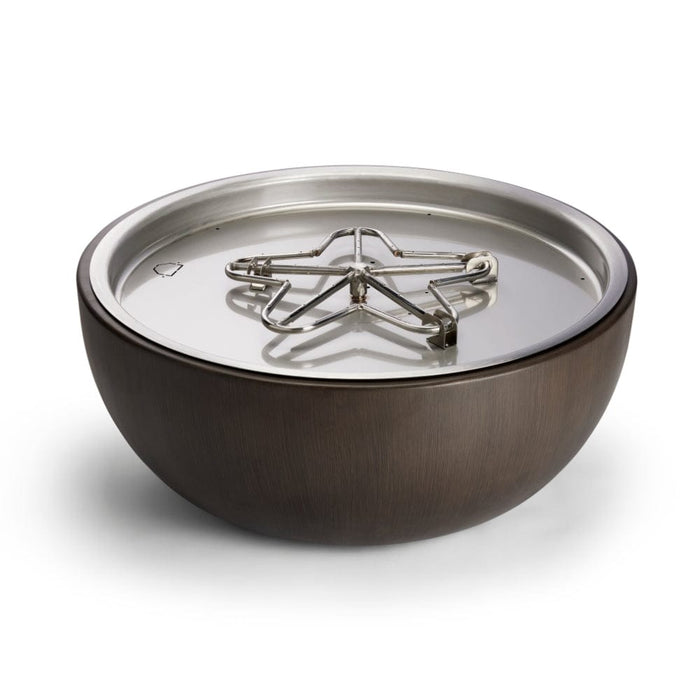 HPC 35-Inch Aluminum Gas Fire Bowl with Hi/Lo Smart Ignition and Standard Burner