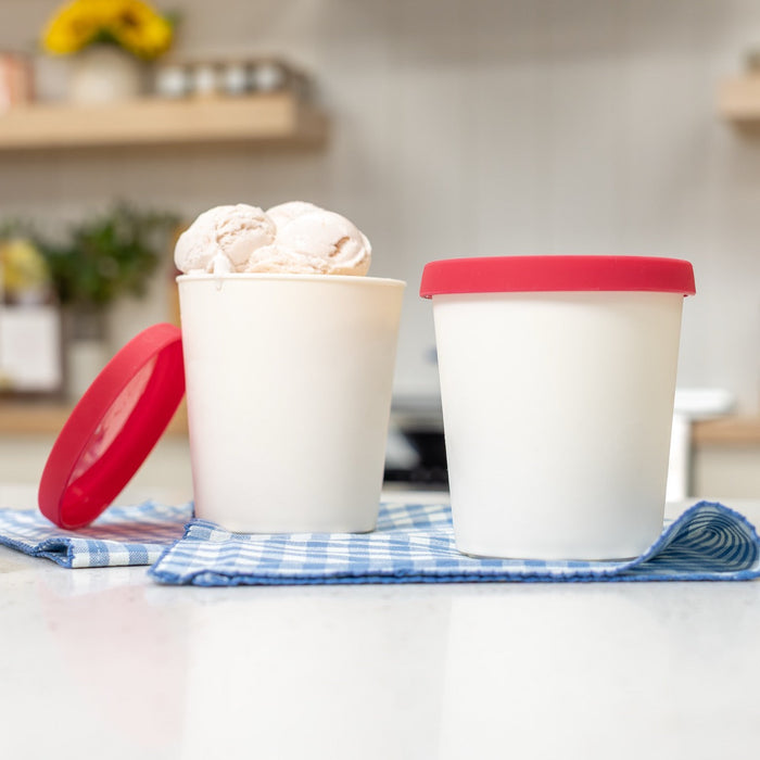Ice Cream Containers - 1 Quart (2-Pack)