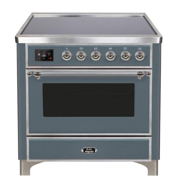 ILVE 36" Majestic II Series Electric Induction and Electric Oven Range with 5 Elements (UMI09NS3)