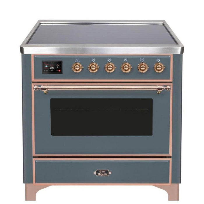 ILVE 36" Majestic II Series Electric Induction and Electric Oven Range with 5 Elements (UMI09NS3)