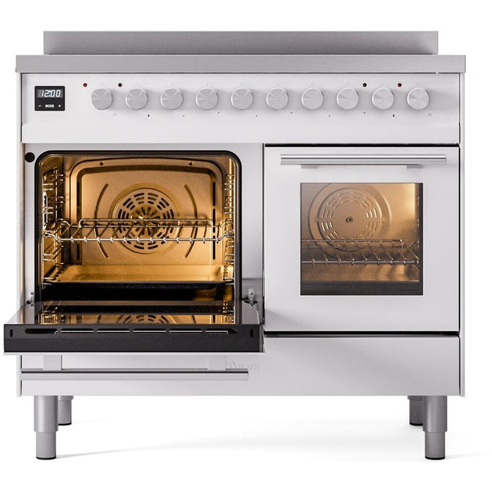 ILVE 40" Professional Plus II Induction Range with 6 Elements, Triple Glass Door - UPDI406WMP