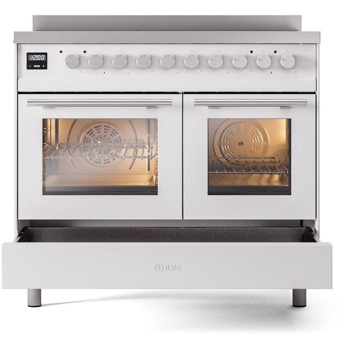 ILVE 40" Professional Plus II Induction Range with 6 Elements, Triple Glass Door - UPDI406WMP