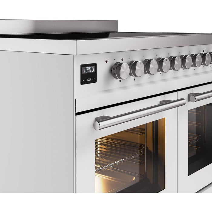 ILVE 40" Professional Plus II Induction Range with 6 Elements, Triple Glass Door - UPDI406WMP