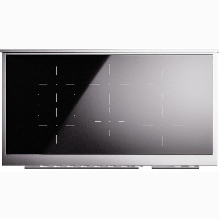 ILVE 48" Professional Plus II Induction Range with 8 Elements, Triple Glass Cool Door, Convection Oven - UPI486WMP