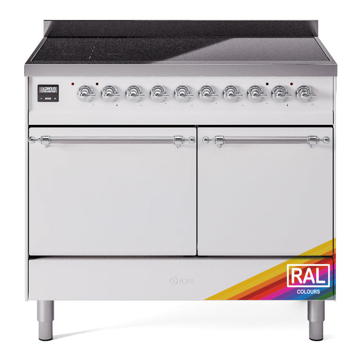 ILVE Nostalgie II 40" Electric Range with 6 Induction Elements Solid Door - UPDI406QNMP