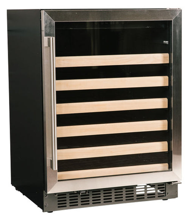 24" Wine Center, SS Glass Door