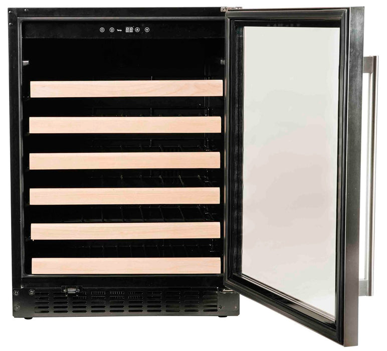 24" Wine Center, SS Glass Door