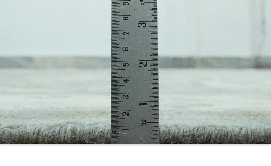 Ivory, Silver and Olive Traditional Heriz Medallion Hand Knotted Multi Size wool Area Rug