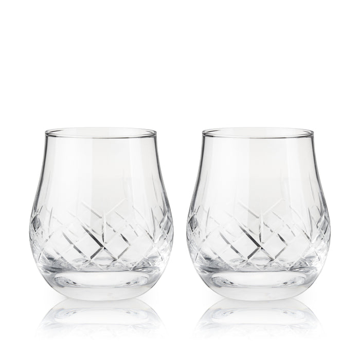 Admiral Crystal Whiskey Heavyweight Glasses