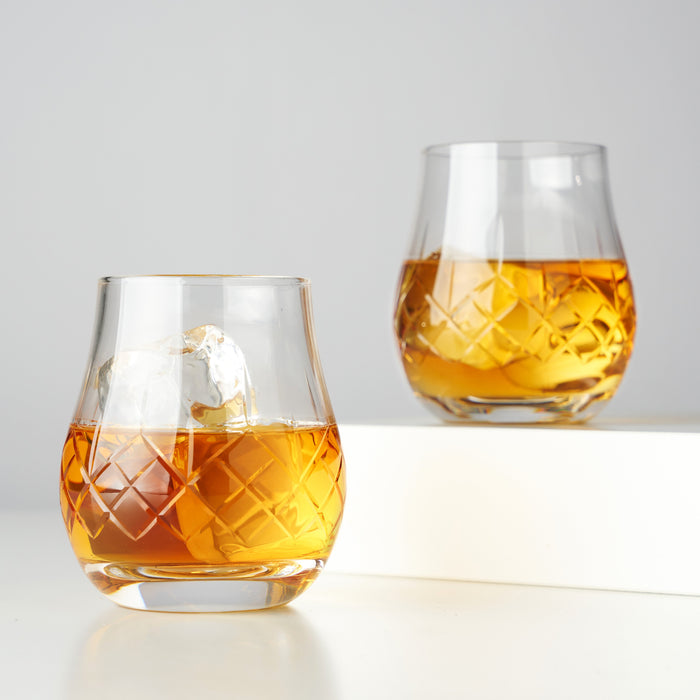 Admiral Crystal Whiskey Heavyweight Glasses