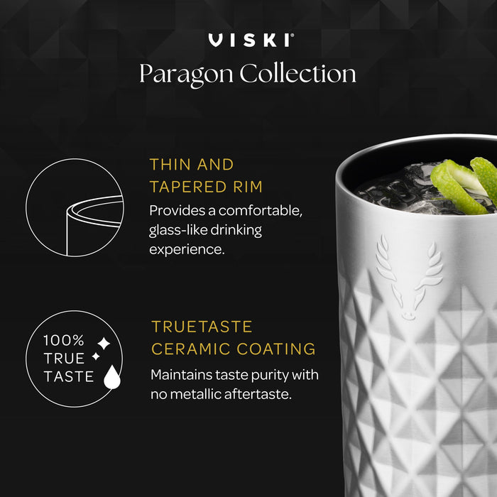 Paragon Stainless Steel Highball Tumbler in Satin Green