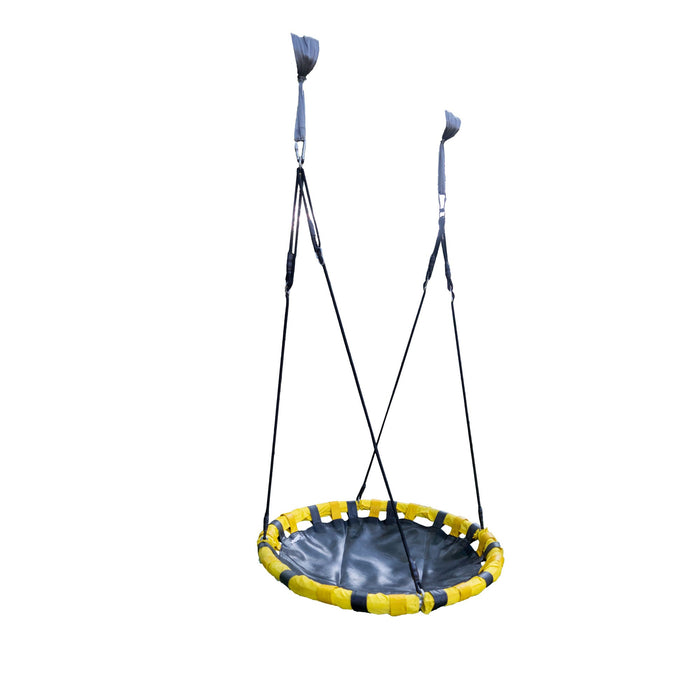 Jumpking JKBK-UFO Backyard 360 Degree Adjustable Height UFO Tree Swing, Yellow