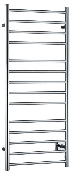 ANZZI Elgon 14-Bar Stainless Steel Wall Mounted Towel Warmer Rack with Polished Chrome Finish