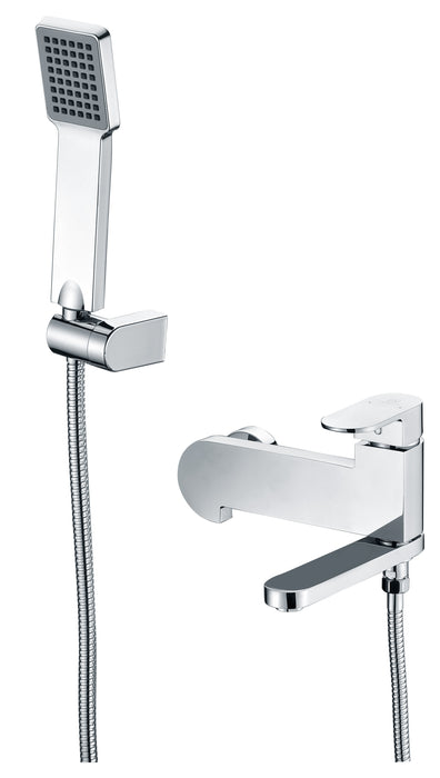 Echo Series 1-Handle 1-Spray Tub and Shower Faucet in Polished Chrome