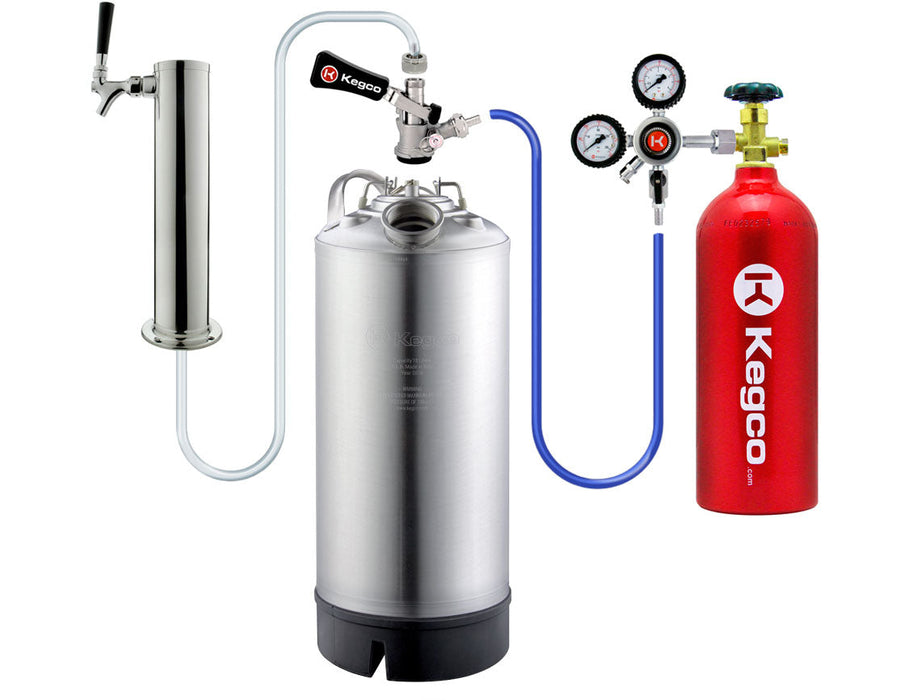 18 Liter Keg Beer Cleaning Can with D System Valve